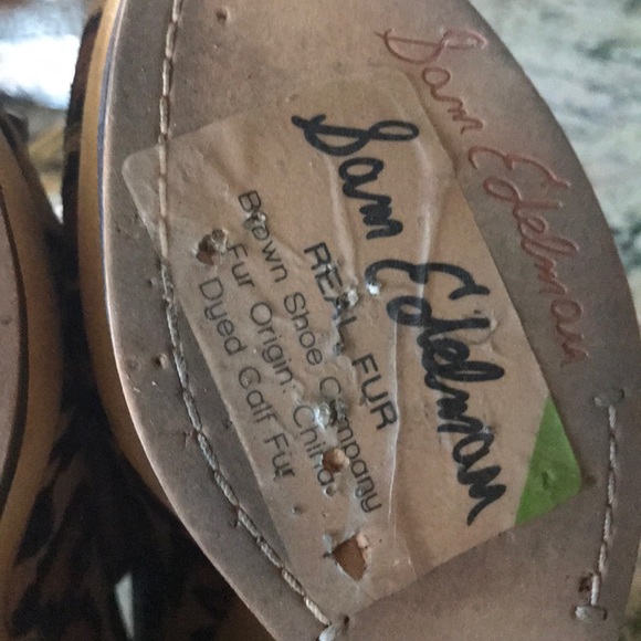 Sam Edelman Animal print cowhide platform moccasin - Picture 8 of 8